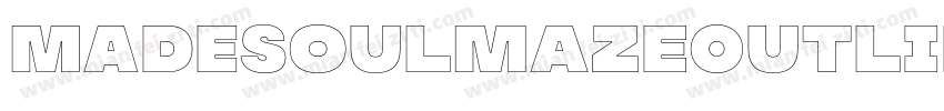 MADESoulmazeOutline-字体转换