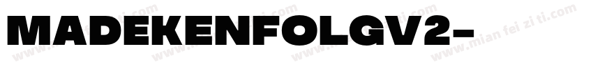 MADEKenfolgv2字体转换