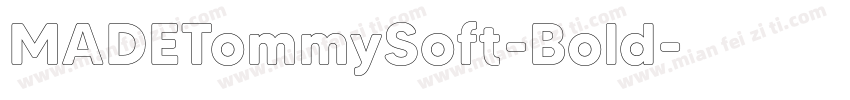 MADETommySoft-Bold字体转换
