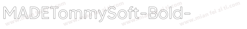 MADETommySoft-Bold字体转换