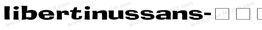 libertinussans字体转换