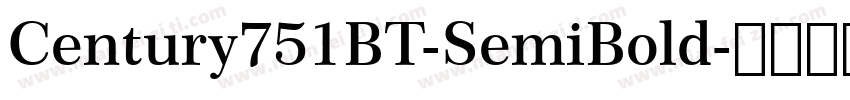 Century751BT-SemiBold字体转换