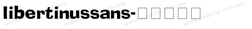 libertinussans字体转换