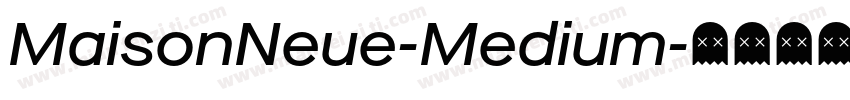 MaisonNeue-Medium字体转换