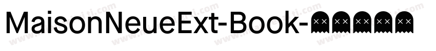 MaisonNeueExt-Book字体转换