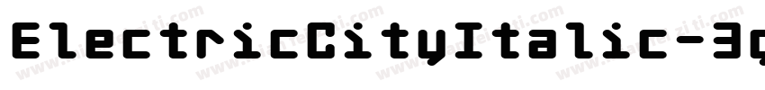 ElectricCityItalic-3gD6字体转换
