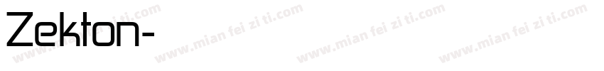 Zekton字体转换