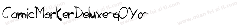 ComicMarkerDeluxe-qOY0字体转换