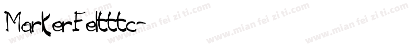 MarkerFeltttc字体转换