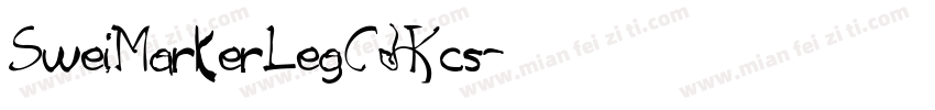 SweiMarkerLegCJKcs字体转换