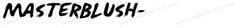 Masterblush字体转换