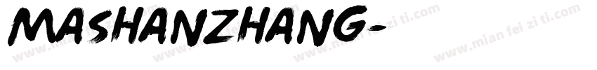 mashanzhang字体转换
