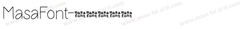 MasaFont字体转换
