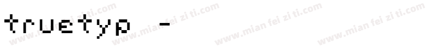 truetyp中文字体转换