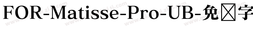 FOR-Matisse-Pro-UB字体转换