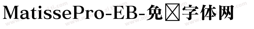 MatissePro-EB字体转换