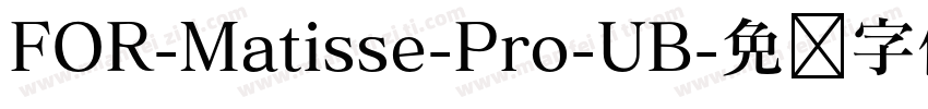 FOR-Matisse-Pro-UB字体转换