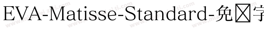 EVA-Matisse-Standard字体转换