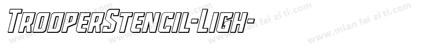 TrooperStencil-Ligh字体转换