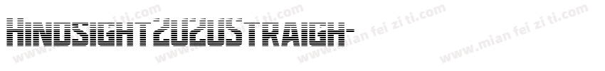 Hindsight2020Straigh字体转换