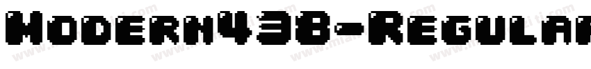 Modern438-Regular_30字体转换