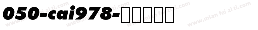 050-cai978字体转换