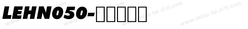 LEHN050字体转换