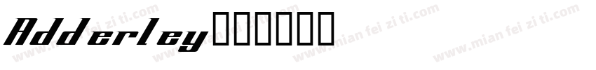 Adderley字体转换
