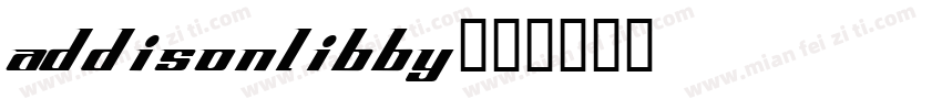 addisonlibby字体转换