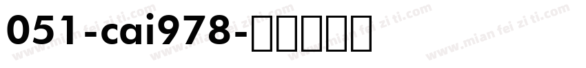 051-cai978字体转换