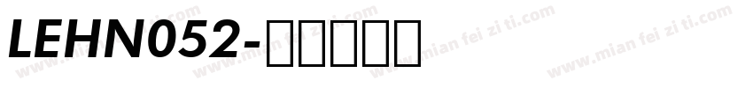 LEHN052字体转换