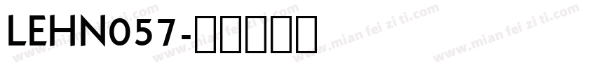 LEHN057字体转换
