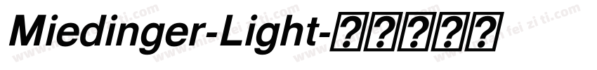 Miedinger-Light字体转换