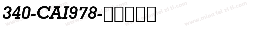 340-CAI978字体转换