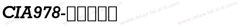CIA978字体转换
