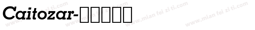 Caitozar字体转换