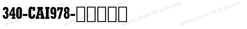 340-CAI978字体转换