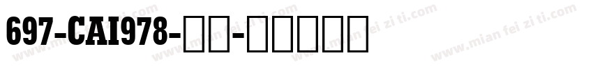 697-CAI978-普通字体转换