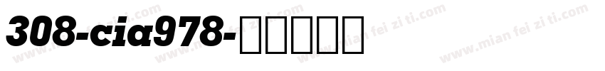308-cia978字体转换
