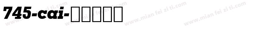 745-cai字体转换