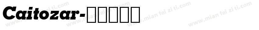 Caitozar字体转换