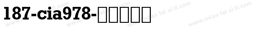 187-cia978字体转换