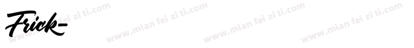 Frick字体转换