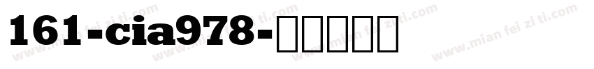 161-cia978字体转换