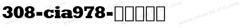 308-cia978字体转换