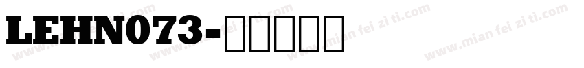 LEHN073字体转换