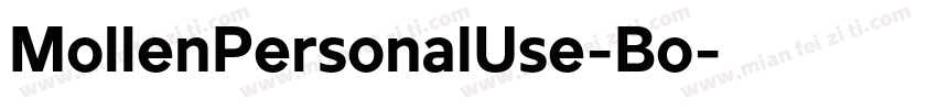 MollenPersonalUse-Bo字体转换