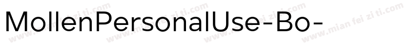 MollenPersonalUse-Bo字体转换