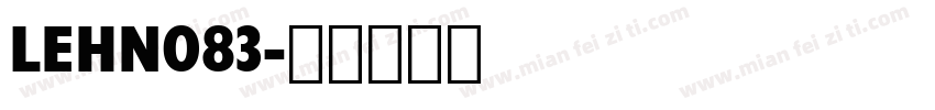 LEHN083字体转换