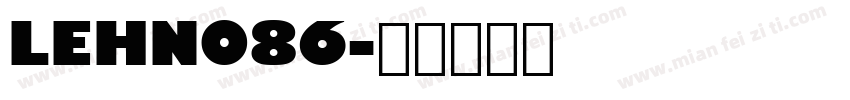 LEHN086字体转换